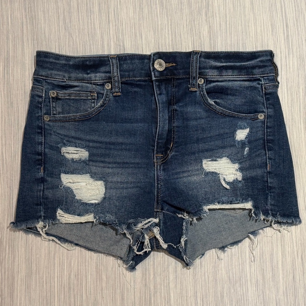 American Eagle Outfitters Dark Blue Jean Shorts
